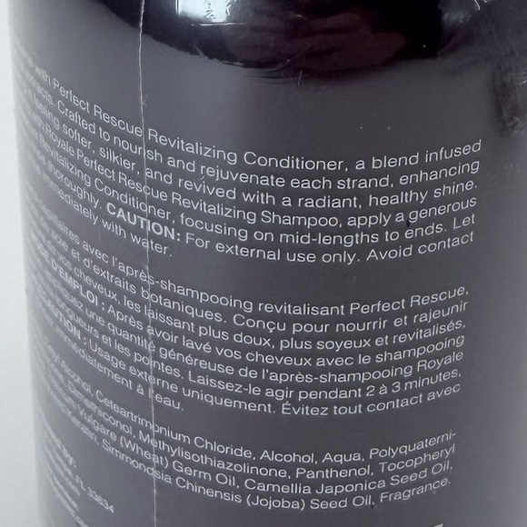 Royale Rescue Unisex 8.45 oz Rescue Revitalizing Conditioner Factory Sealed NEW - Picture 6 of 6